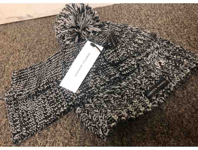Rebecca Minkoff Marled Beanie & Armwarmer Set