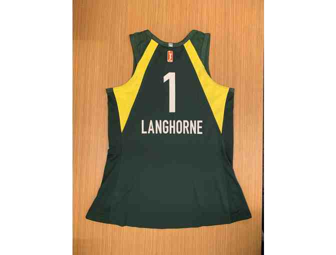 Autographed Crystal Langhorne Jersey