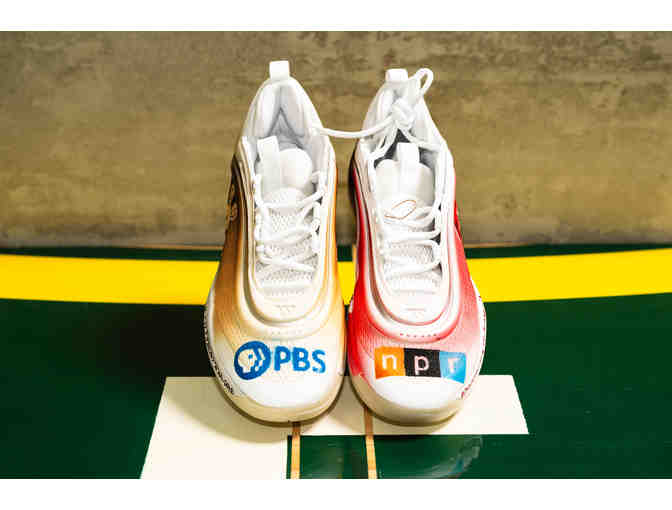 Alysha Clark Custom SIGNED Game Worn Sneakers