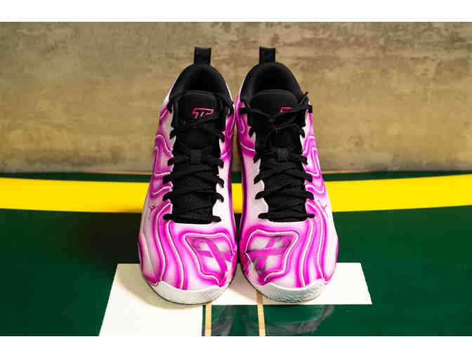 Dominique Malonga Custom SIGNED Game Worn Sneakers