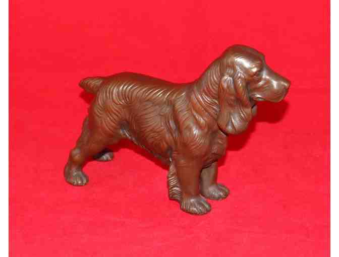 Spaniel Metal Sculpture By Jennings Brothers