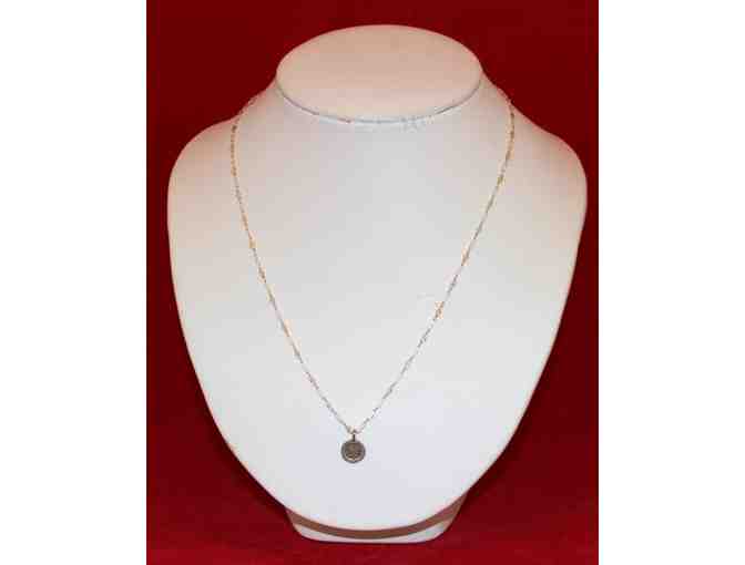 Silver Necklace with Om Pendant