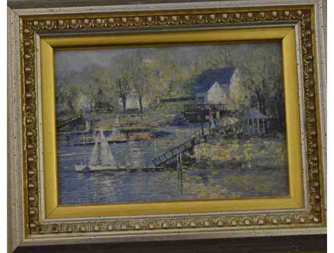 Pair of coordinating 'Sea and Sail' paintings