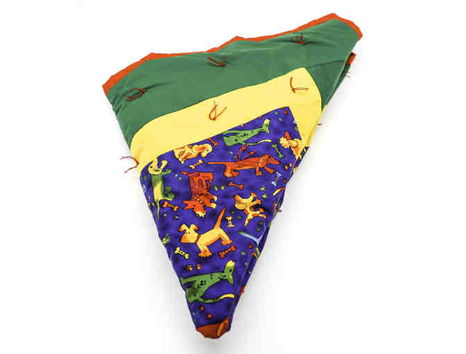 Handmade Children's Quilt with Dogs