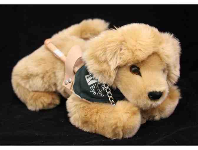 Dana the Golden Retriever Puppy Plush in Harness