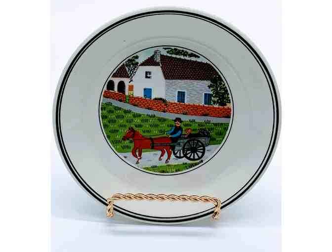 Best in Show Salt & Pepper Shakers + Pair of Bread & Butter Plates