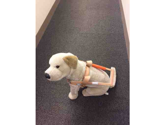 Chase the Labrador Retriever Plush in Harness