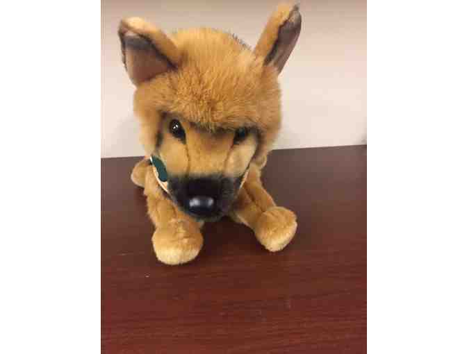 Sarge the German Shepherd Puppy Plush in Harness