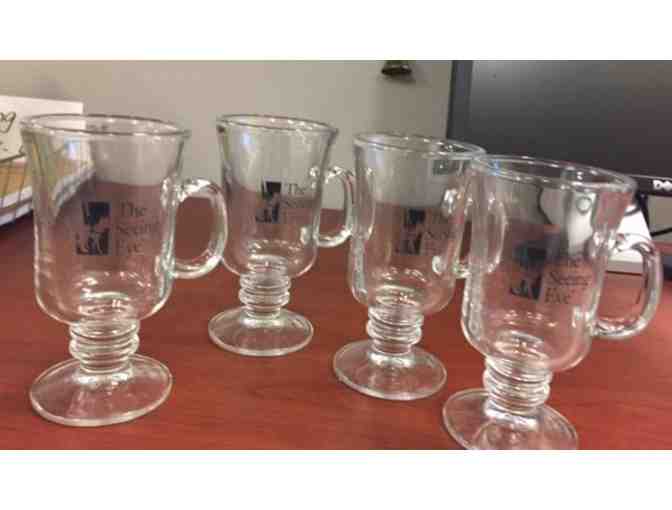 Four 8oz Seeing Eye Irish Coffee Mugs