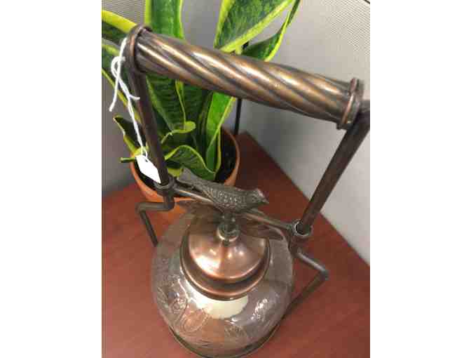 Decorative Bronze Candle Lantern