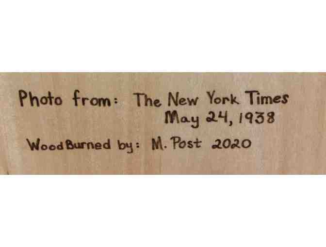 Wood Burned 'Buddy' Portrait