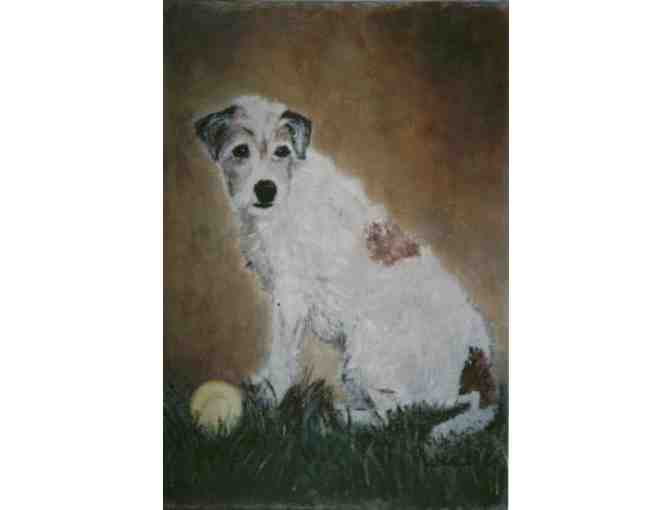 11' x 14' Portrait of Your Dog in Oil by Louise Duffy