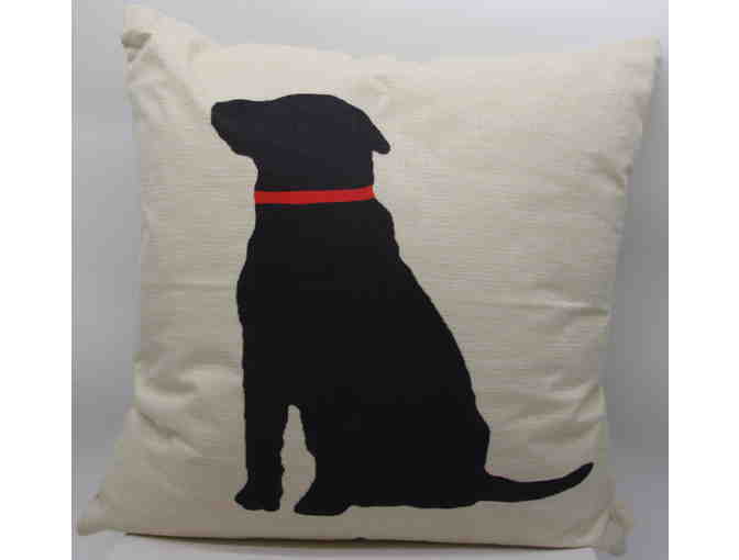 Black Lab and Colorful German Shepherd Dog Pillows