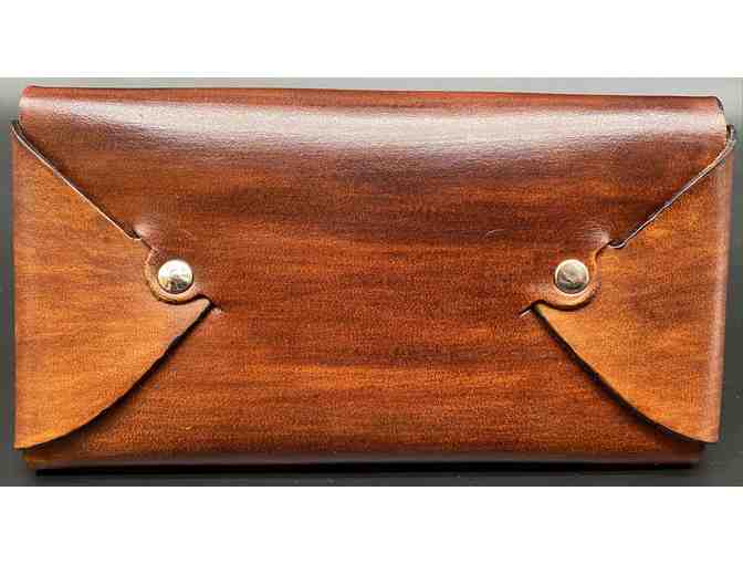 Yellow Lab Leather Wallet - brown