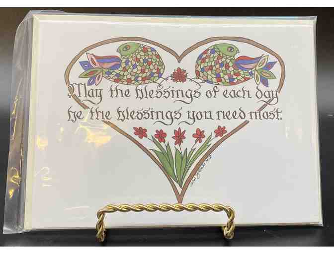 Irish Blessings Collection of 3 Packs of note Cards + 2 Prints