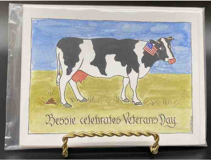 Marching Cows - Collection of Note Cards and Watercolor Print