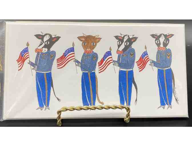 Marching Cows - Collection of Note Cards and Watercolor Print