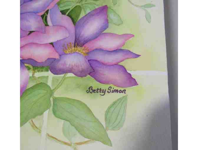 Clematis of Hawaii Watercolor