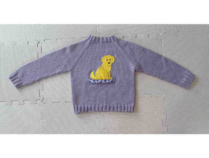 Hand Knit Girl's Sweater size 4T