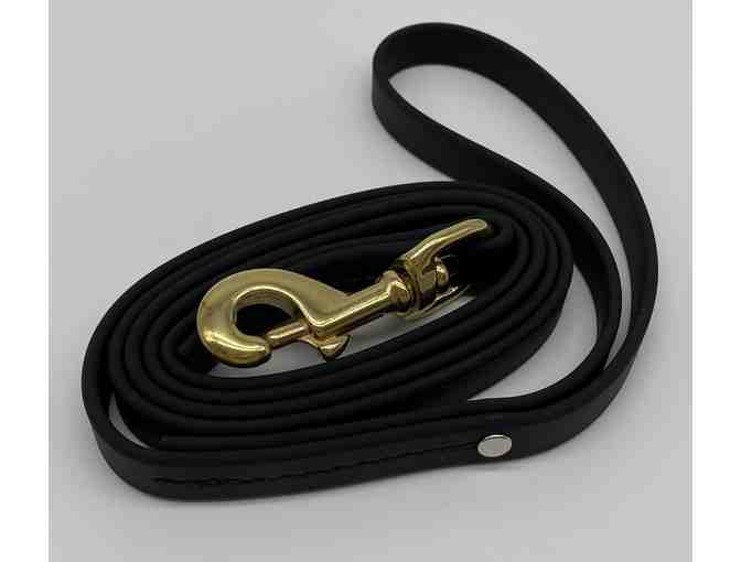 Biothane Dog Leash - 5' x 5/8' - black