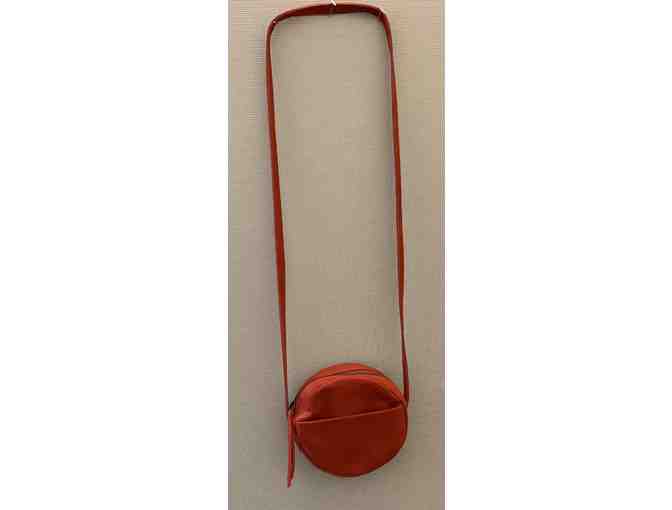 FashionABLE Handcrafted Crossbody Red Circle Bag