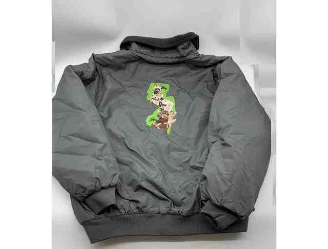 'We Are New Jersey' Men's XL Jacket Embroidered with the NJ State and 3 Seeing Eye Dogs