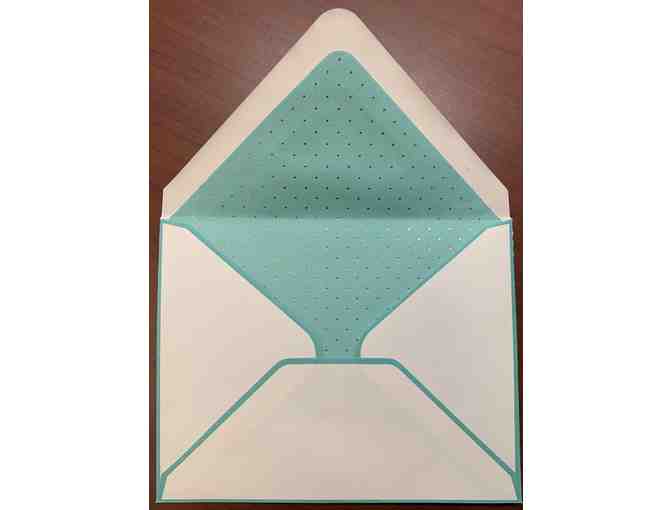 Le Petite Press Graphique Set of 15 Flat Note Cards and Envelopes with Black Labs