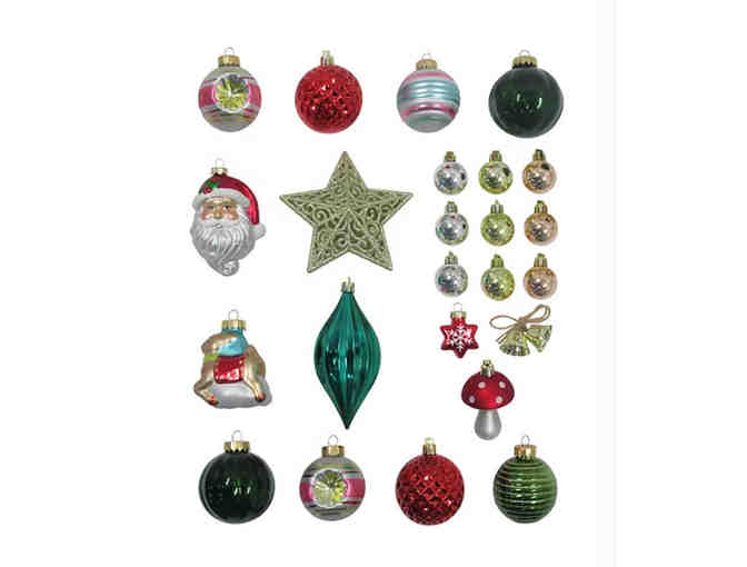 St. Nicholas Square - Kringle's Cottage - 24 Piece Holiday Ornament Set