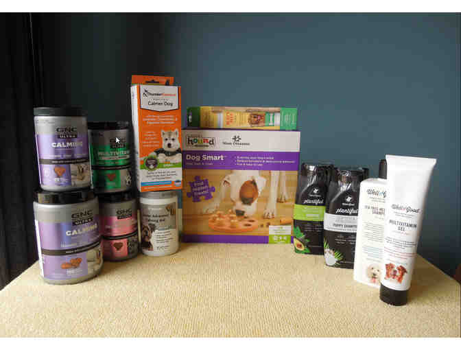 Basketful of Nutrition and Healthy Products for your favorite Canine or Canine friends