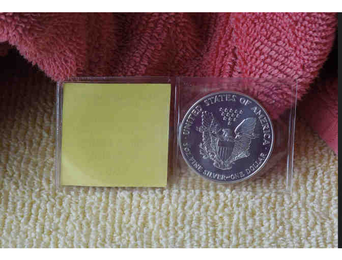 1993 Silver American Eagle in uncirculated condition