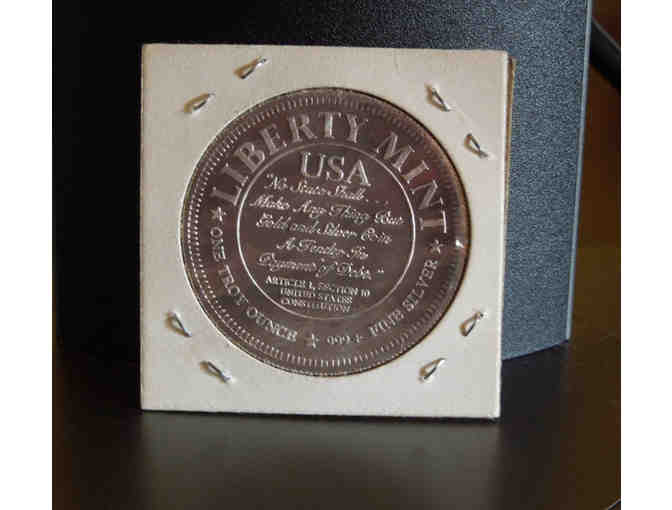 U.S.S. Constitution Silver Art Medal - 1 Troy Ounce .999 fine silver (from Liberty Mint)