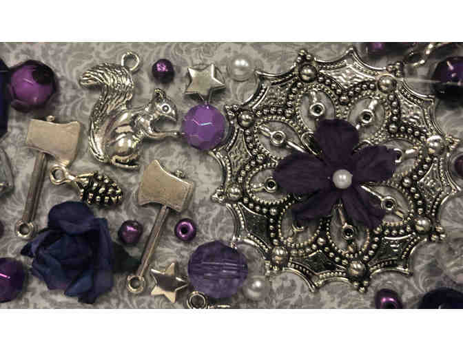 Vintage-Style Bejeweled Axe