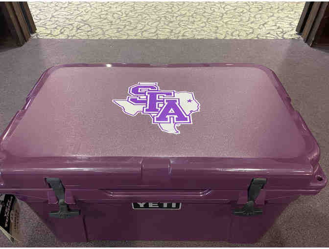 45 Quart Yeti Tundra Cooler in Nordic Purple with SFA Logo - Photo 1