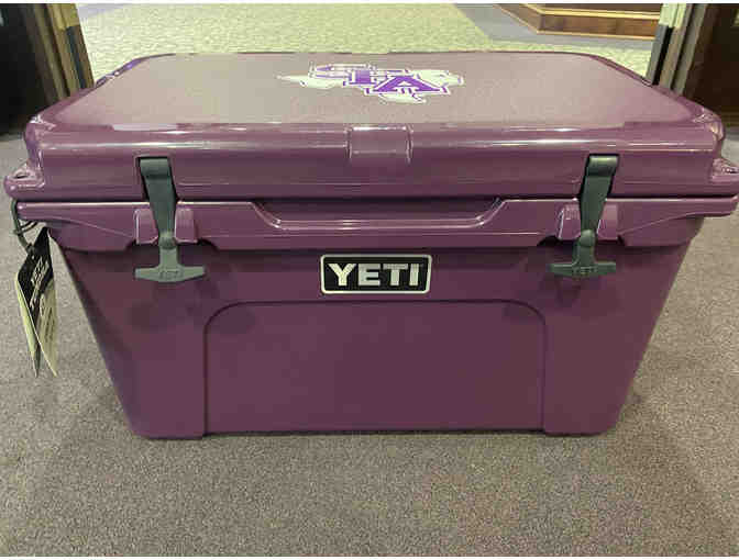 45 Quart Yeti Tundra Cooler in Nordic Purple with SFA Logo - Photo 2