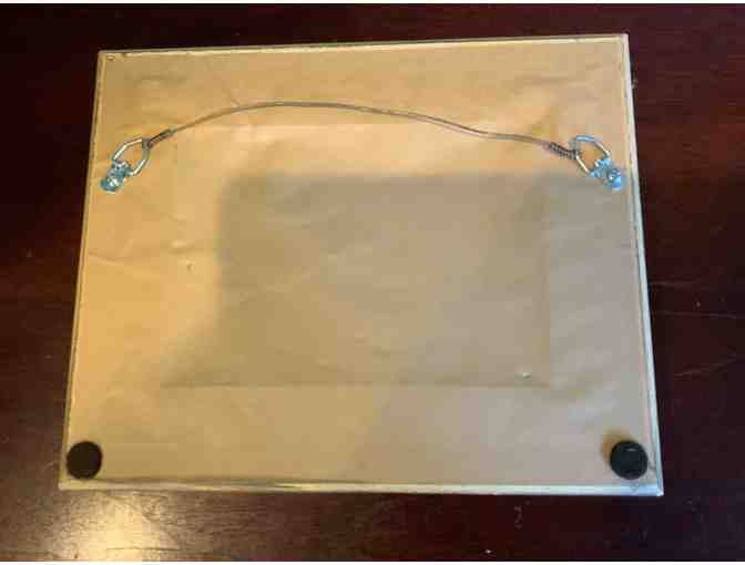 Small Painting of Native American Village by Heine Hart Stig