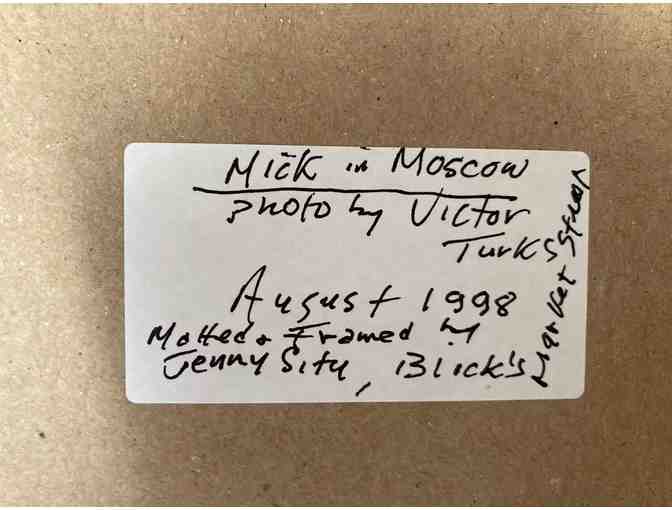 Mick Jagger in Moscow 1998 (Black and White)