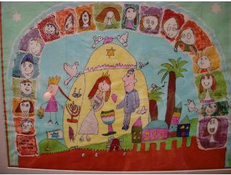 Class Project Marin - Picture of Magical Wedding Scene by 1st Grade Artists