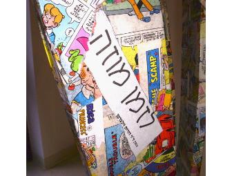 Class Project Marin - Pop Culture Hannukiah by 5th & 6th Grade Artists