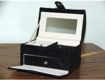 Traveling Jewelry Box and Fresh Water Pearl & Citrine Necklace