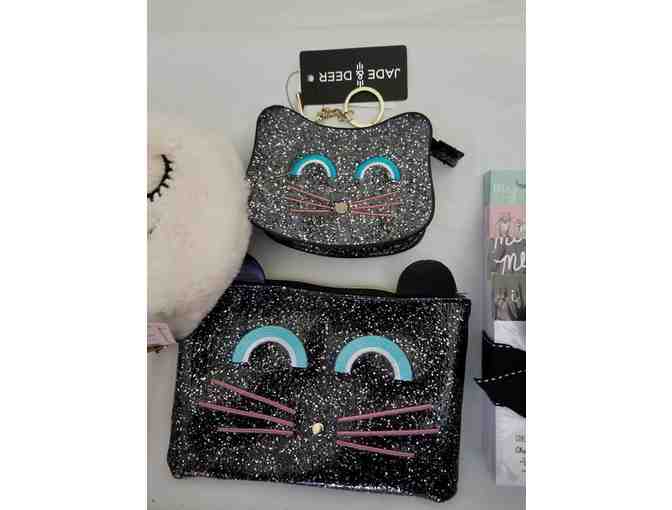 Lot of Three Items, Purse with Wristlet, Coin Purse and Notepads- Great Holiday Gift!