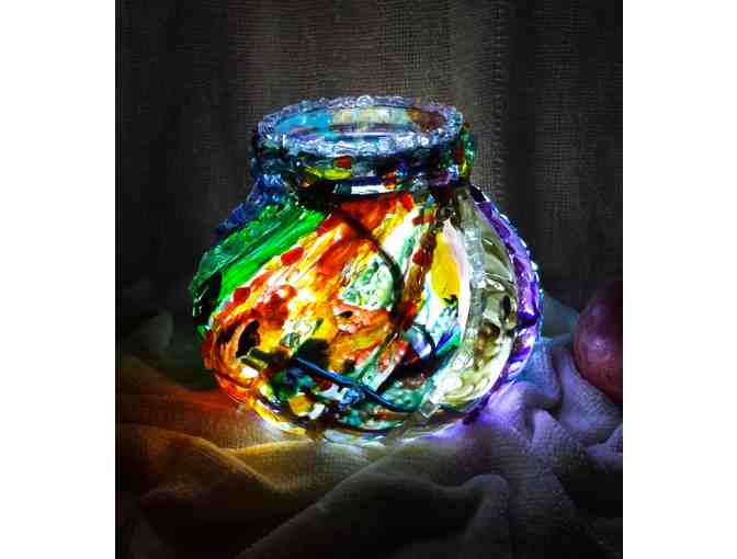 Handcrafted Rainbow Luminary