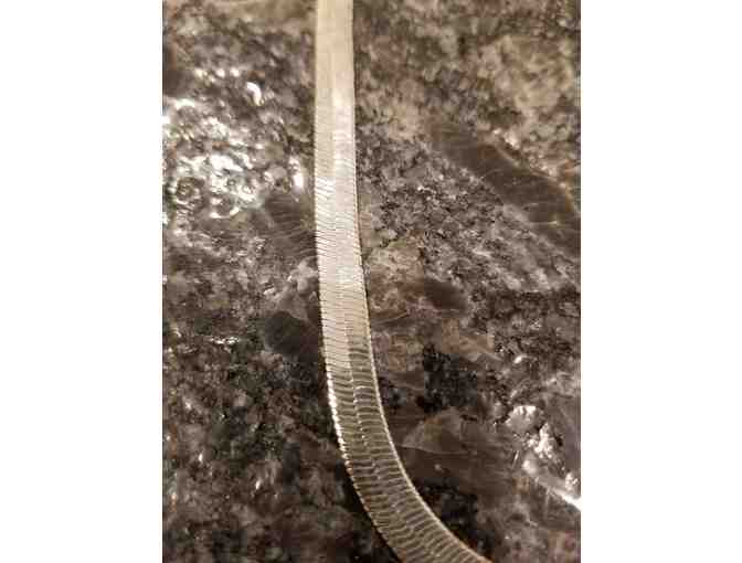 Herringbone Silver Chain
