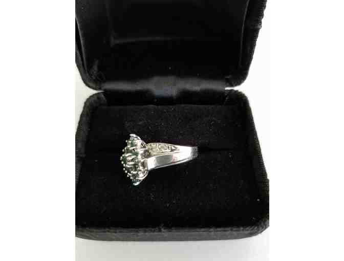 Ladies 14K and Blue Diamond Ring- Certificate of Appraisal