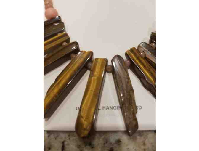 Stone and Bead Necklace