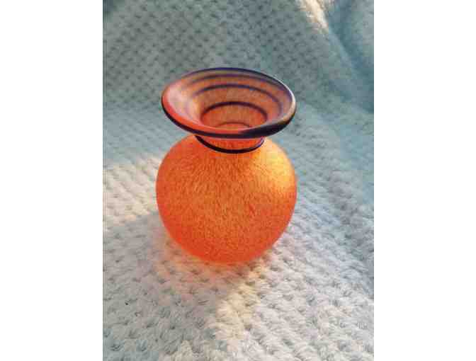 Orange and Blue Vase