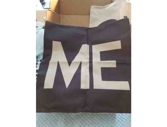 Lot of Two Pillow Covers- MEOW