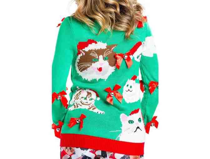 Tipsey Elves Cat Sweater