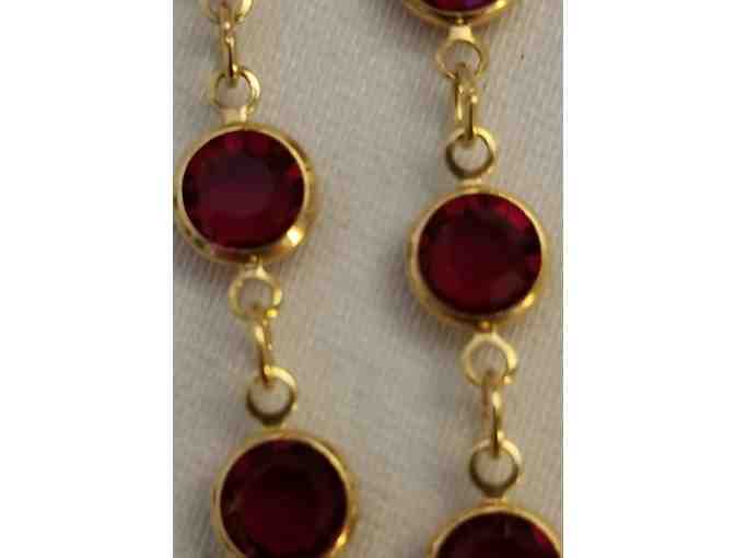 Red Swarovski Necklace-Pre Owned