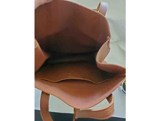 Brown Pleather Purse B