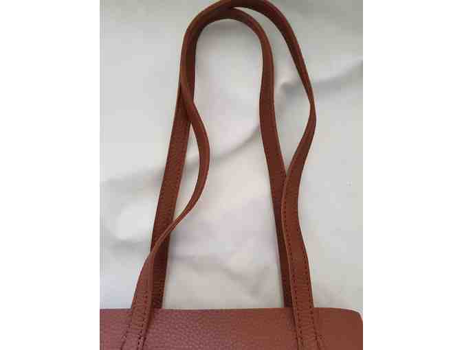 Brown Pleather Purse B